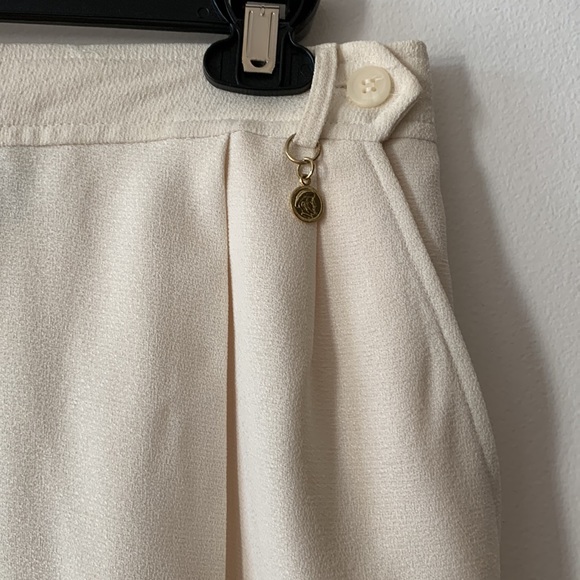 Vintage MODIANO formal pan in ivory. - Picture 8 of 10